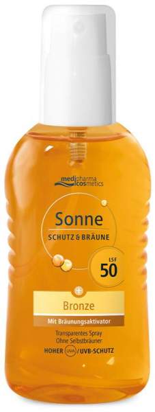 Sonne Schutz &amp; Bräune bronze LSF 50 200 ml Pumpspray