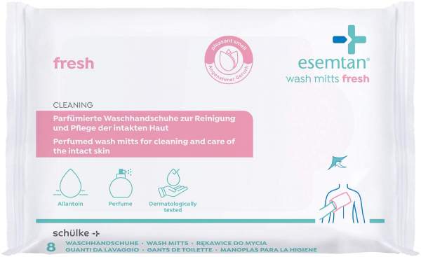 Esamtan wash mitts Waschhandschuhe fresh 8 Stück