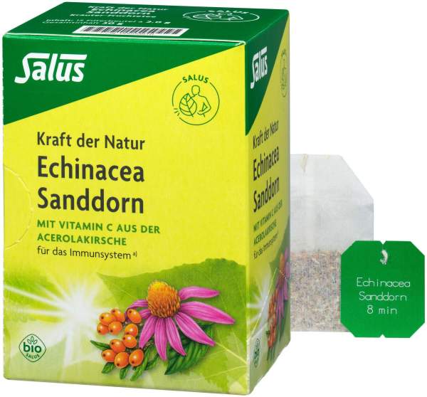 Echinacea Sanddorn Tee Kraft der Natur Salus 15 Filterbeutel