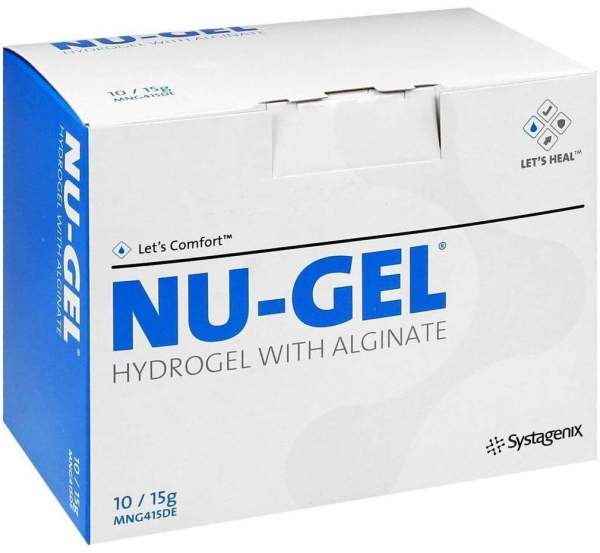 Nu-Gel Hydrogel Mit Alginat Mnh415de 10x15g