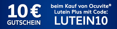 10 € Gutschein beim Kauf von Ocuvite Lutein Plus 180 Kapseln