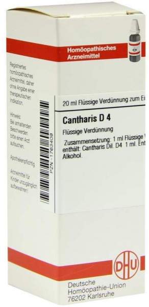 Cantharis D 4 20 ml Dilution
