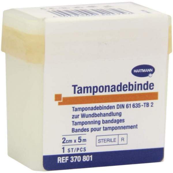 Tamponadebinde 5mx2cm Steril Hartmann