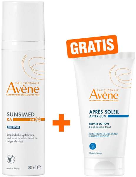 Avene Sunsimed Pigment 80 ml + gratis Repair-Lotion nach der Sonne 50 ml