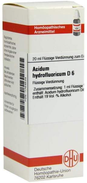 DHU Acidum Hydrofluoricum D6 20 ml Dilution