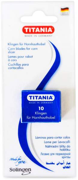 Titania Hornhauthobelklingen 10 Stück