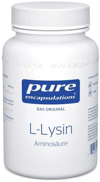 Pure Encapsulations L-Lysin Kapseln 90 Kapseln