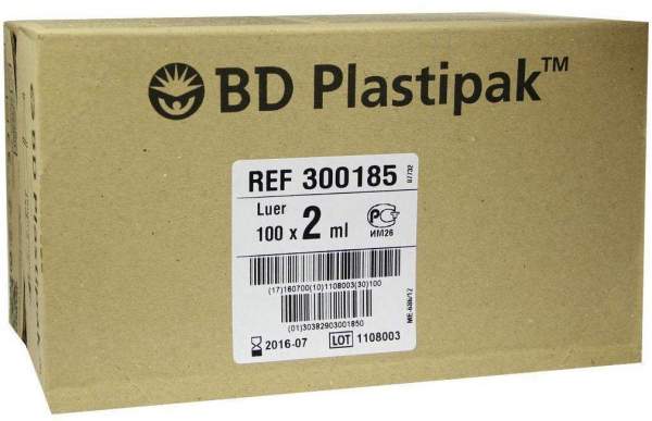 Bd Plastipak Spr.2 ml Luer