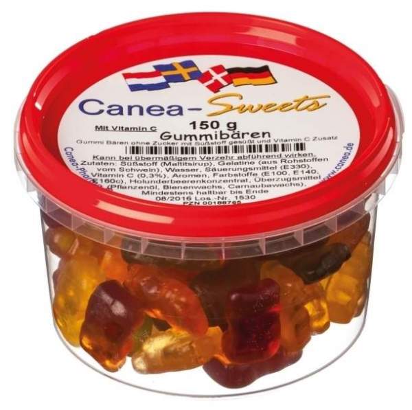 Canea Sweets Gummibären zuckerfrei 150 g