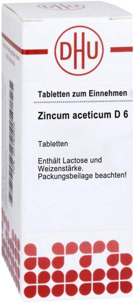 Zincum Aceticum D 6 Tabletten 80
