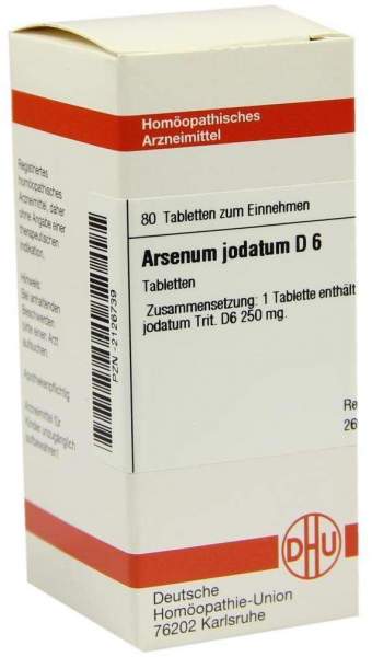DHU Arsenum jodatum D6 80 Tabletten
