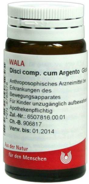 Wala Disci Comp. Cum. Argento 20 G Globuli