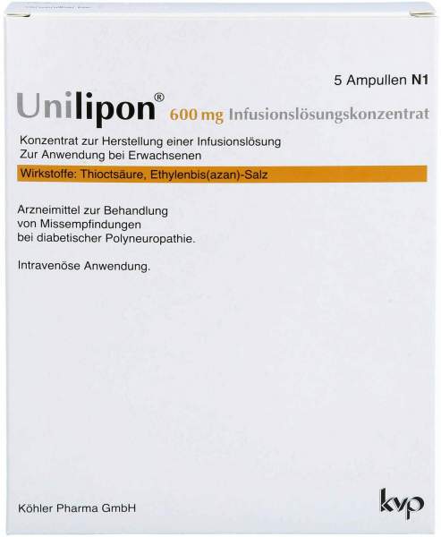Unilipon 600 Infusionslösungskonzentrat