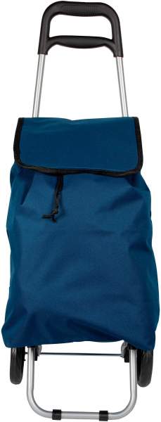 Deluxa Shopping Trolley Einkaufswagen, blau, 1 Stück