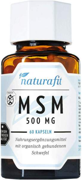 NaturaFit MSM 500 mg 60 Kapseln