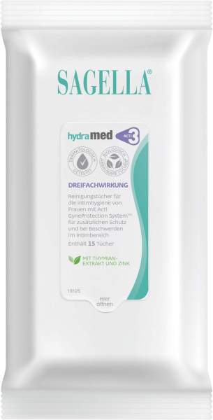 Sagella Active Pregnacare Reinigungstücher 15 Stück