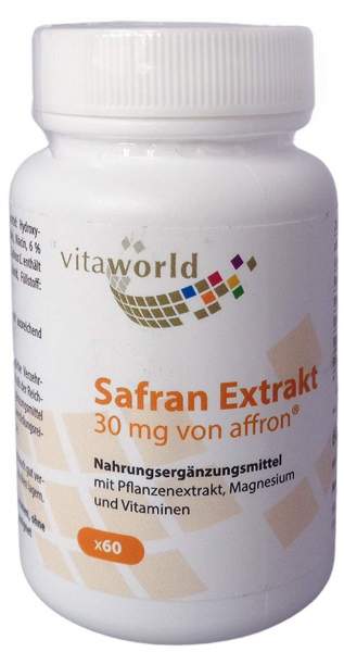 Safran Extrakt 30 mg Kapseln 60 Stück