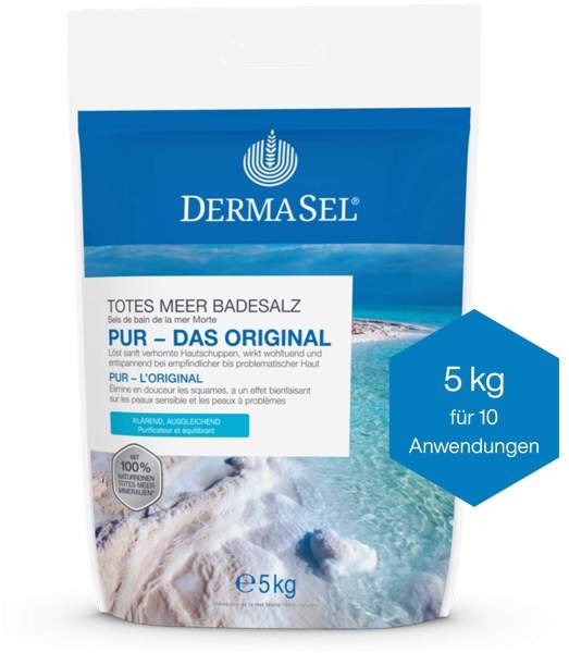 Dermasel Totes Meer Badesalz pur 5 kg