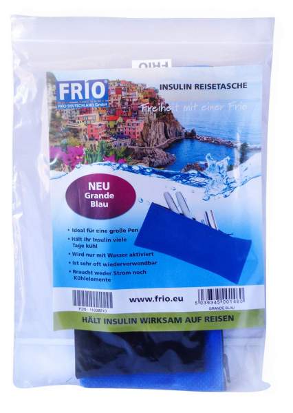 Frio Grande Blau Insulin Kühltasche