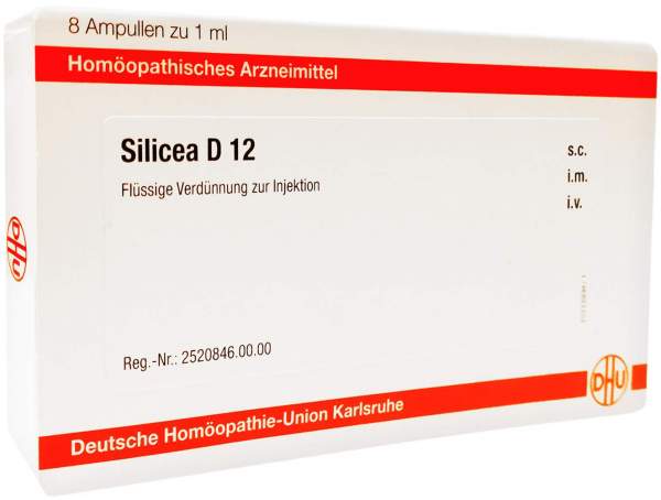 Dhu Silicea D12 8 X 1 ml Ampullen