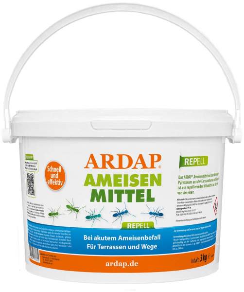 Ardap Repell Ameisenmittel Granulat 3 KG