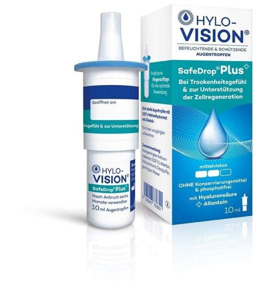 Hylo-Vision SafeDrop Plus 10 ml Augentropfen