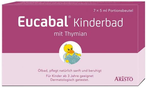 Eucabal Kinderbad Mit Thymian 7 X 5 ml Bad