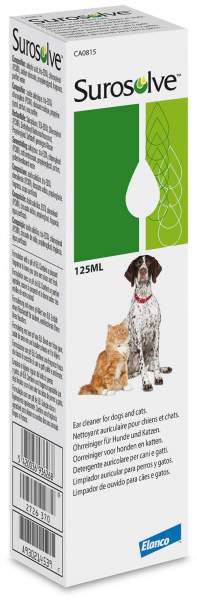 Surosolve Ohrreiniger Flüssig Für Hunde und Katzen 125 ml