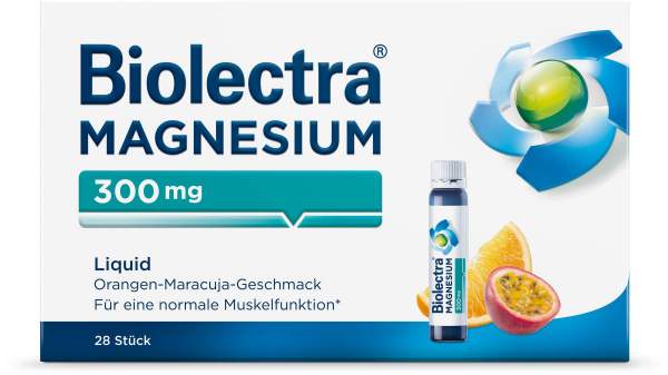Biolectra Magnesium 300 mg Liquid 28 Trinkfläschchen