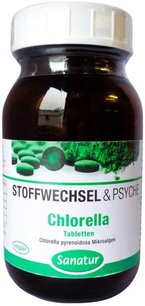 Chlorella Mikroalgen 400 mg Sanatur 500 Tabletten