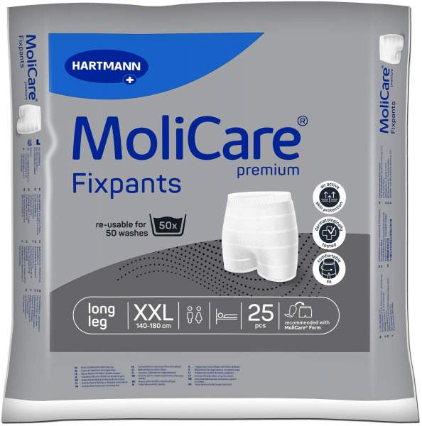 Molicare Premium Fixpants Long Leg Gr.Xxl 25 Stück