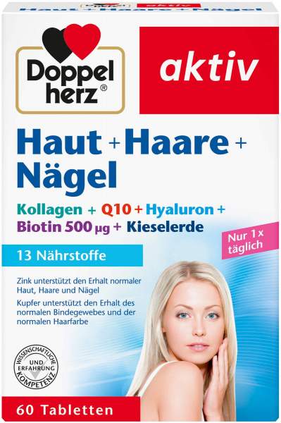 Doppelherz Aktiv Haut + Haare + Nägel 60 Tabletten