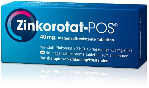 Zinkorotat POS 50 magensaftresistente Tabletten