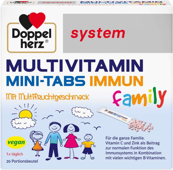 Doppelherz system Multivitamin Mini-Tabs Family 20 Beutel