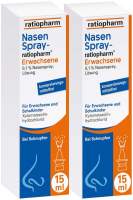 NasenSpray-ratiopharm Erwachsene 2 x 15 ml