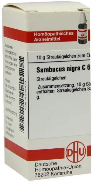 DHU Sambucus nigra C6 10 g Globuli