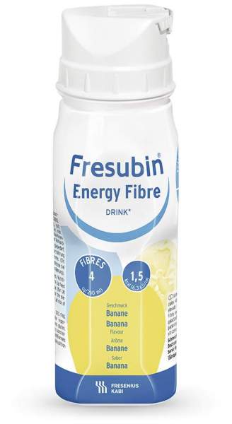 Fresubin Energy Fibre Drink Banane Trinkflasche 4 X 200 ml