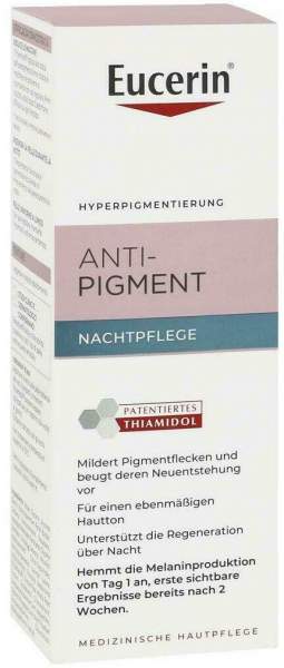 Eucerin Anti-Pigment Nachtpflege 50 ml Creme + gratis Eucerin Anti - Pigment Dual Serum Mini 7 ml