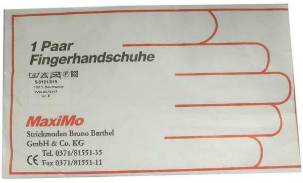 Handschuhe Baumwolle Gr. 8 Kinder 2 Handschuhe