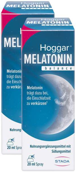 Hoggar Melatonin Balance Spray 2 x 20 ml
