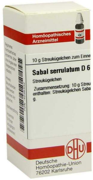 Dhu Sabal Serrululatum D6 10 G Globuli