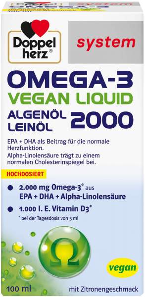 Doppelherz Omega-3 Vegan Liquid 2000 100 ml
