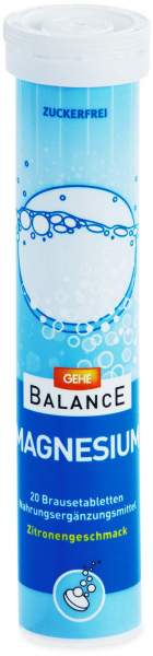 Gehe Balance Magnesium 187,5 mg Brausetabletten 20 Stück