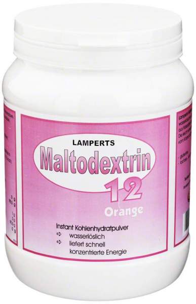 Maltodextrin 12 Orange Lamperts Pulver
