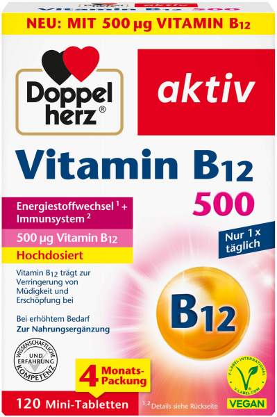Doppelherz Vitamin B12 500 120 Tabletten