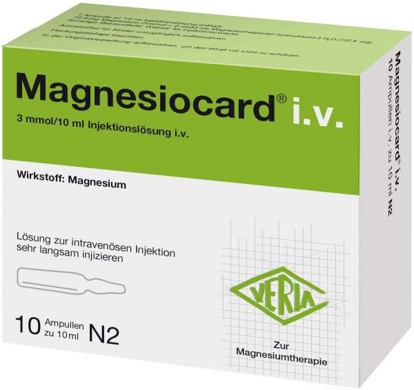 Magnesiocard I.V. Injektionslösung 10 X 10 ml
