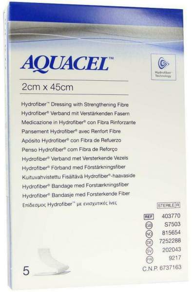 Aquacel Hydrosorption 2x45cm Tamponaden