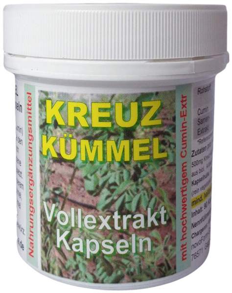 Kreuzkümmel Vollextrakt 600 mg Kapseln 90 Stück