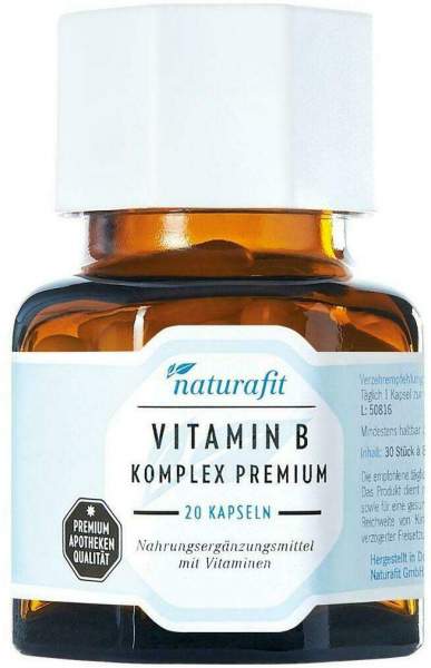 Naturafit Vitamin B Komplex Premium Kapseln 20 Stück