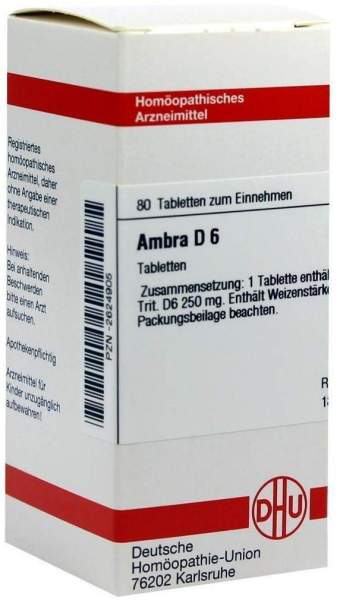 DHU Ambra D6 Tabletten 80 Tabletten